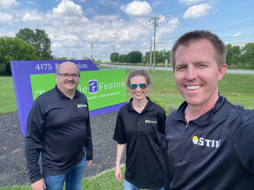 The Stilt team onsite at Teasdale Fenton